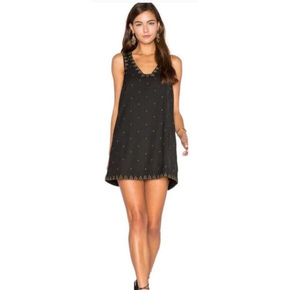 Free People Studded Mini Dress Size 2 - Picture 3 of 10